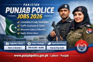 official Punjab Police Jobs 2026 opened. Find verified eligibility, salary, and step-by-step apply online process in one trusted guide.