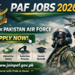 Apply for PAF Jobs 2026 with clear steps, eligibility, salary, and selection process. Trusted guide for safe online application in Pakistan